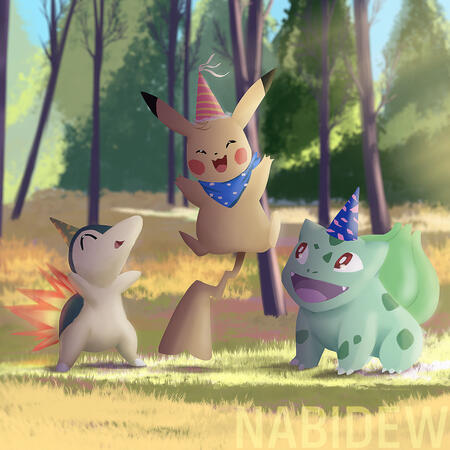 Birthday celebration - Pokemon